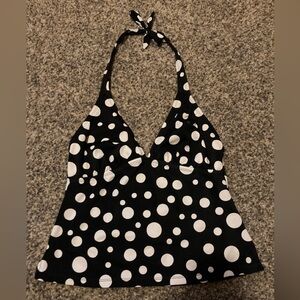 Jantzen Black and White Polka Dot Camisole